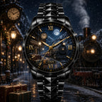 Custom North Pole Midnight Express Watch — personalized with a custom name