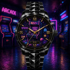 Custom Personalized Retro Arcade Watch — personalized with a custom name