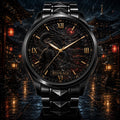 Custom Dark Dragon Watch — personalized with a custom name
