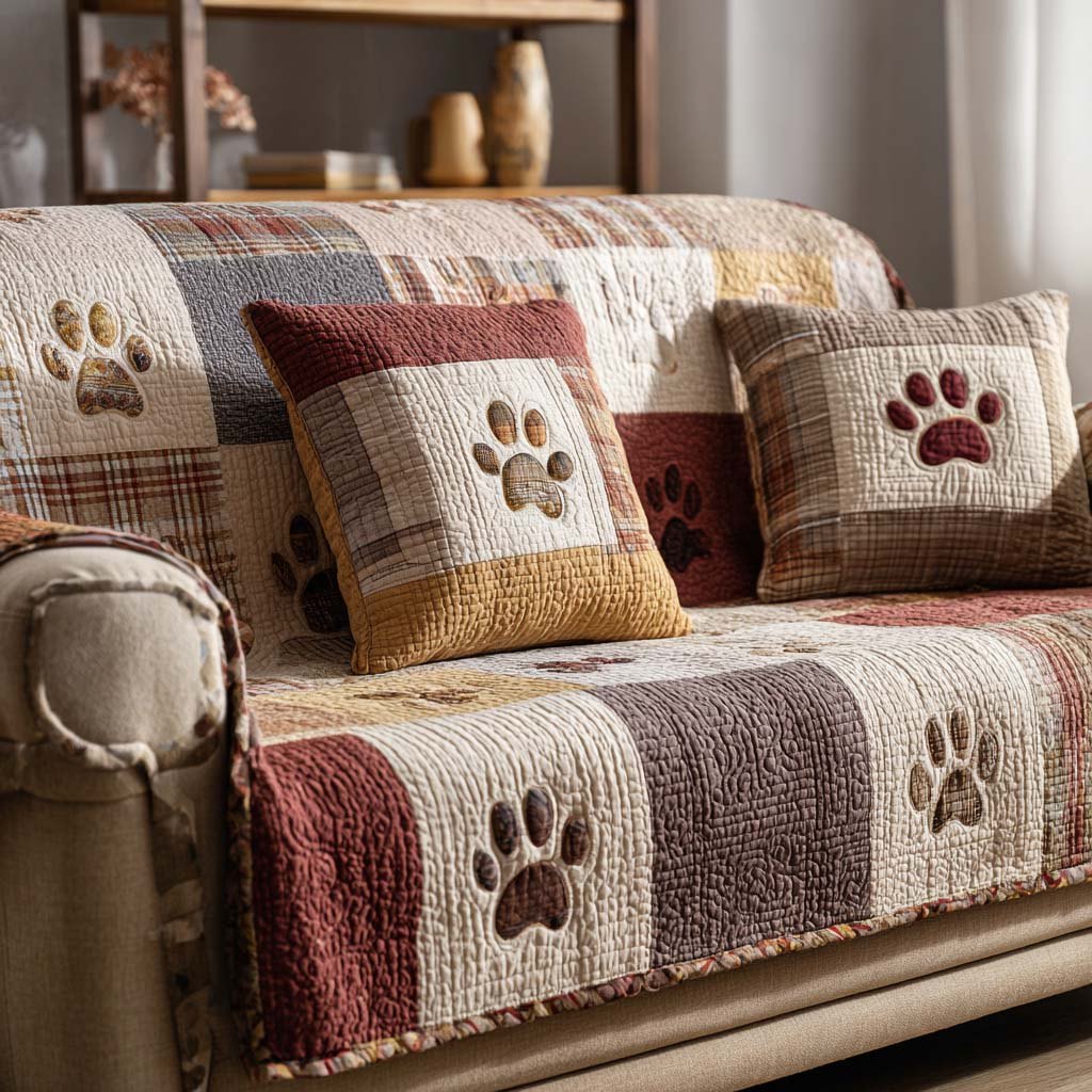 Adorable Paw Sofa Cover