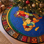 African Elegance Christmas Tree Skirt