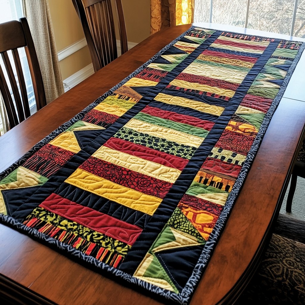 African Rhythm Table Runner