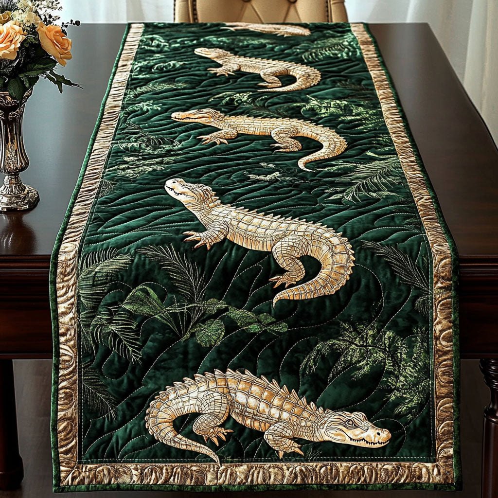 Alligator Adventure Table Runner