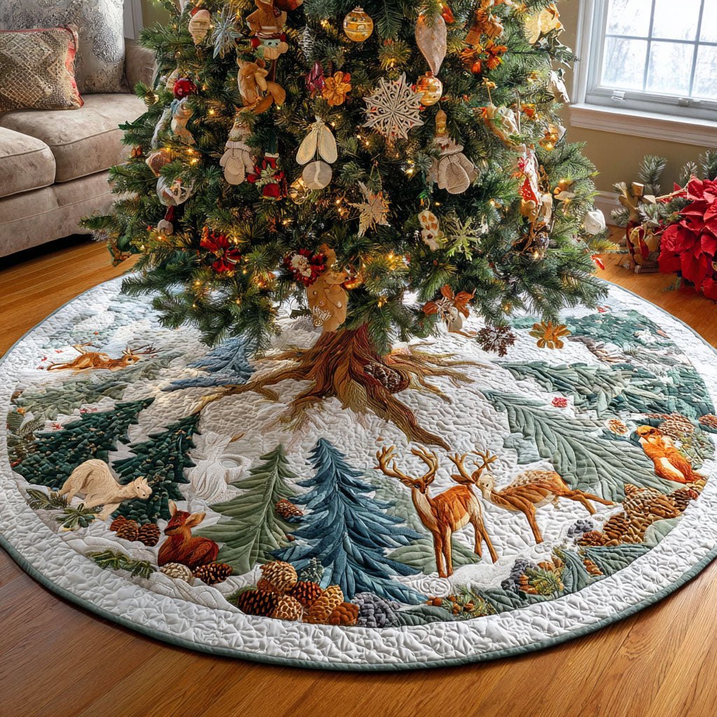 Alpine Whispers Christmas Tree Skirt