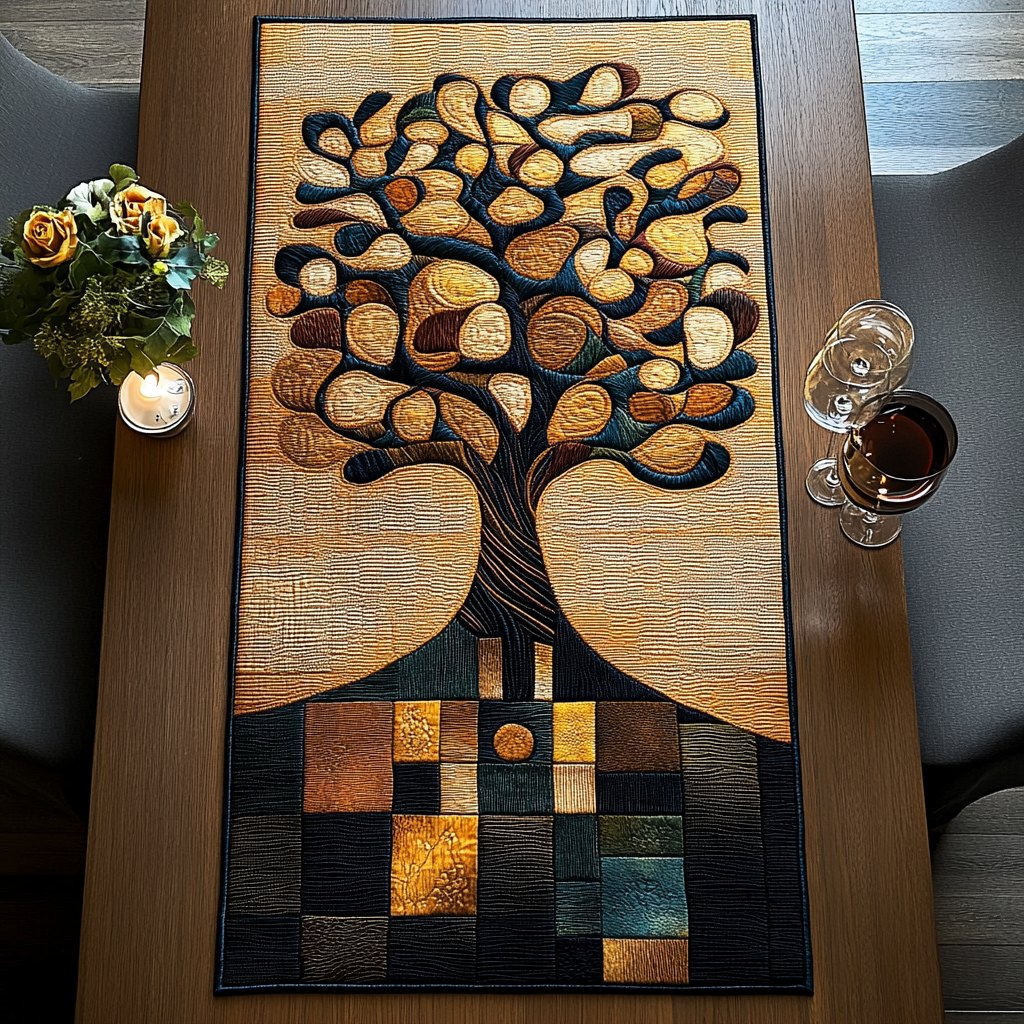 Amber Forest Table Runner