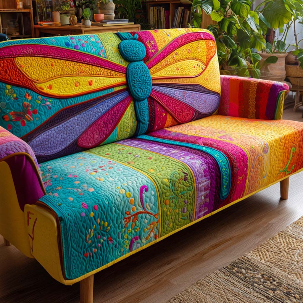 Amber Horizon Flight Sofa Cover
