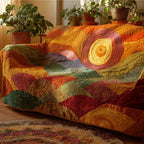 Amber Horizon Light Sofa Cover
