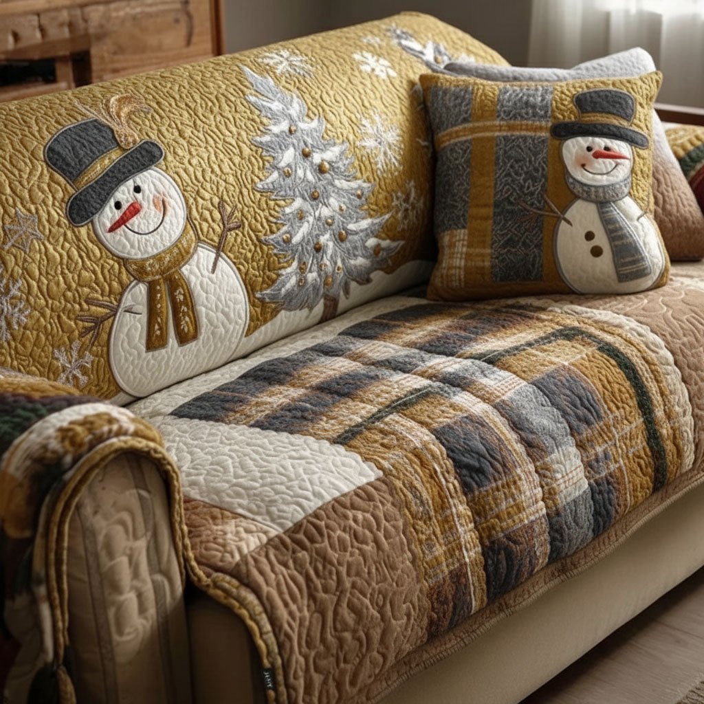 Amber Star Festive Nights Sofa Cover