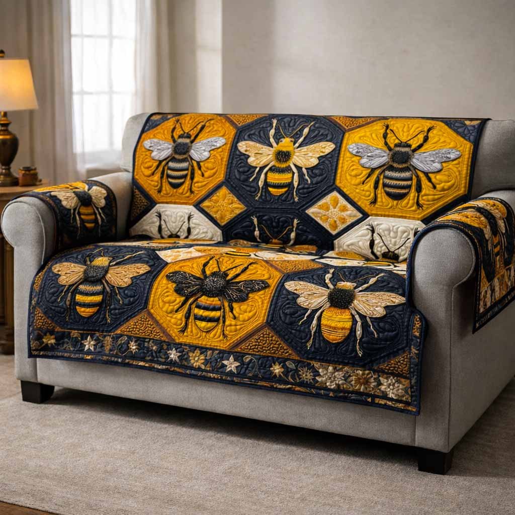 Amber Swarm Sofa Cover