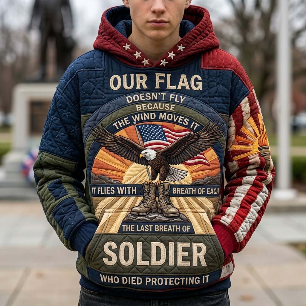 American Battlefield hoodie, all-over print