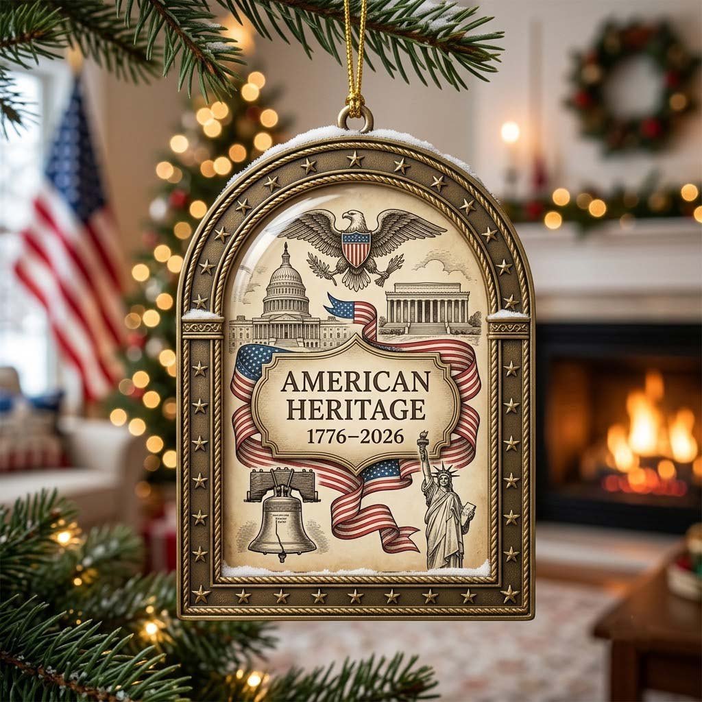 American Heritage Christmas Ornament