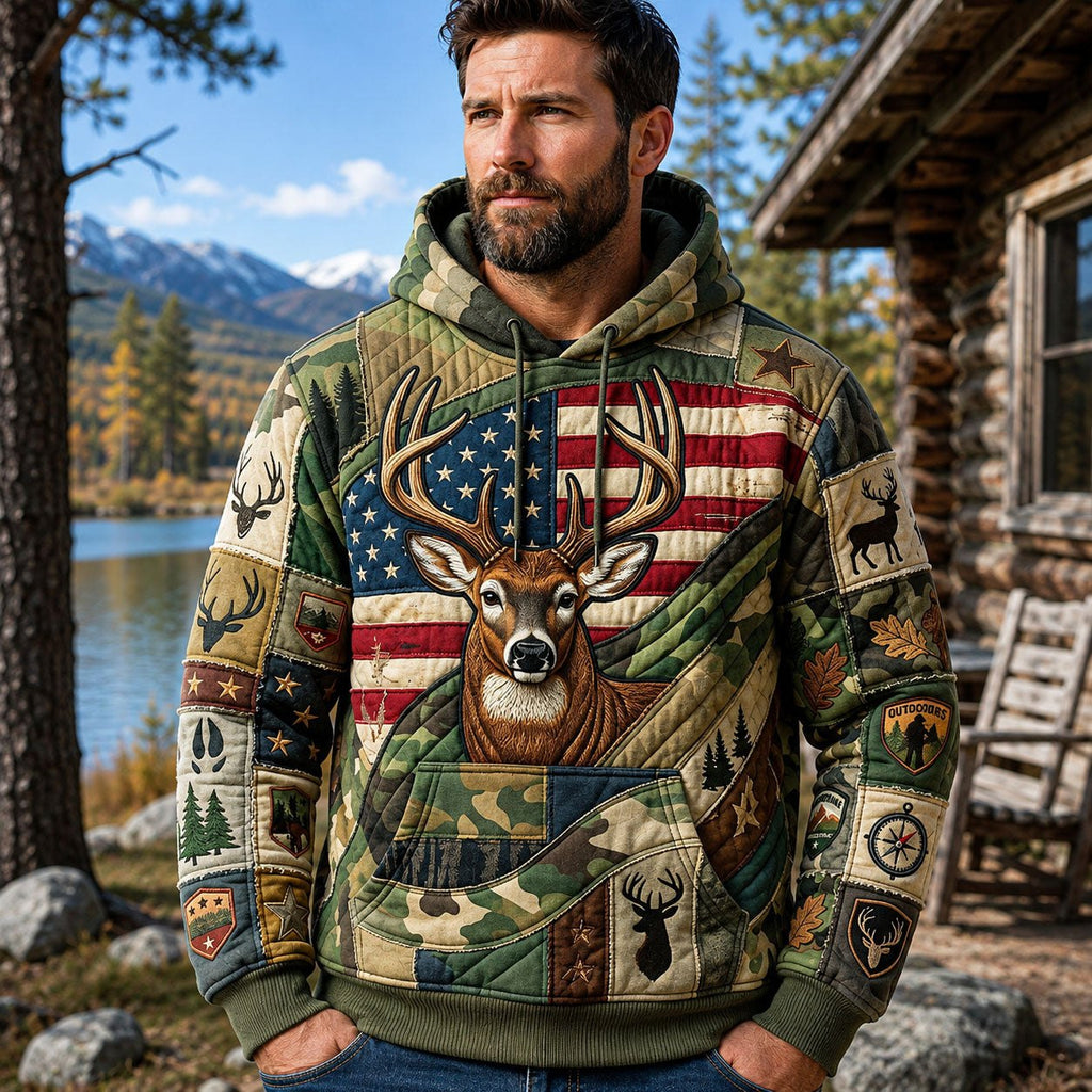 American Hunter hoodie, all-over print