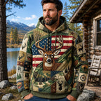 American Hunter hoodie, all-over print