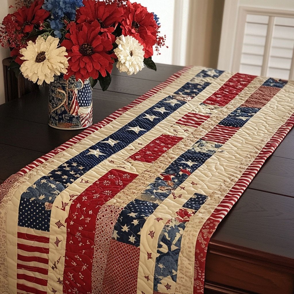 American Threads Table Runner
