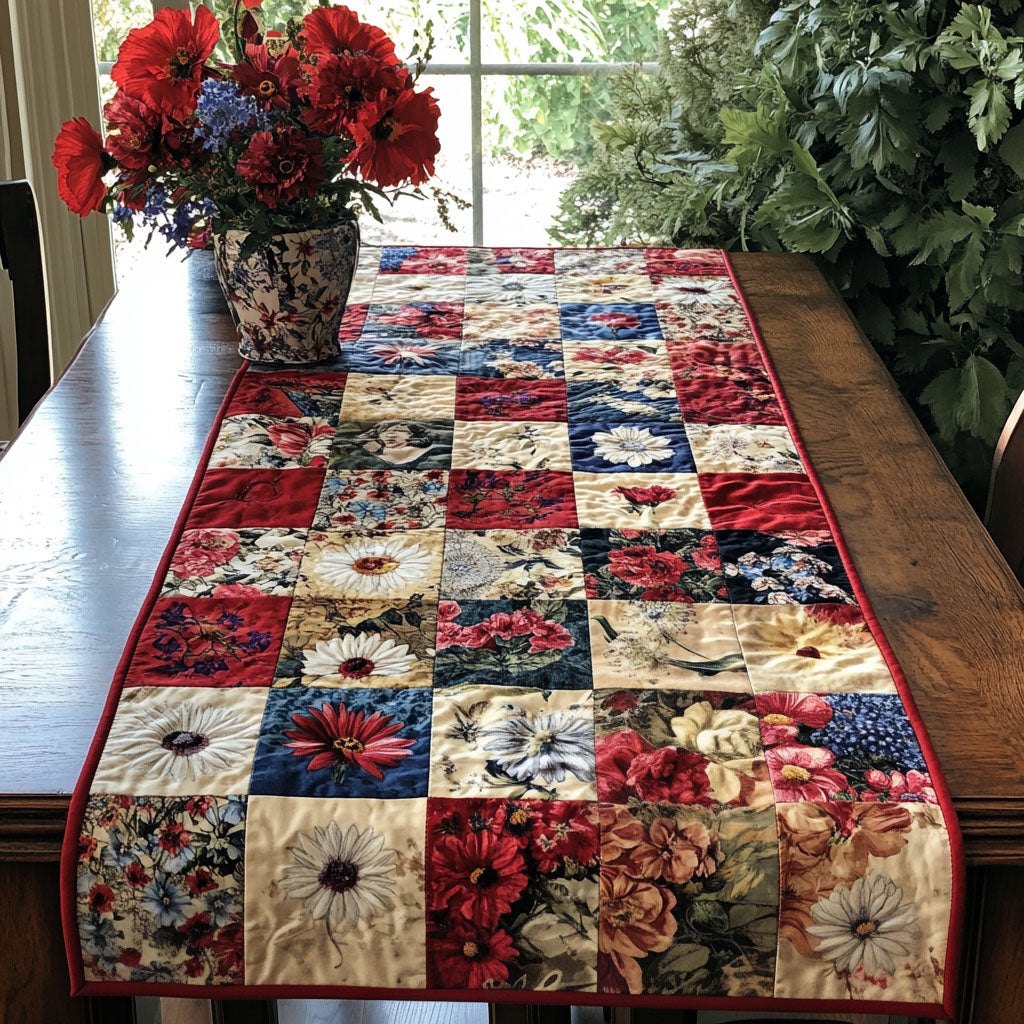 American Wildflowers Table Runner