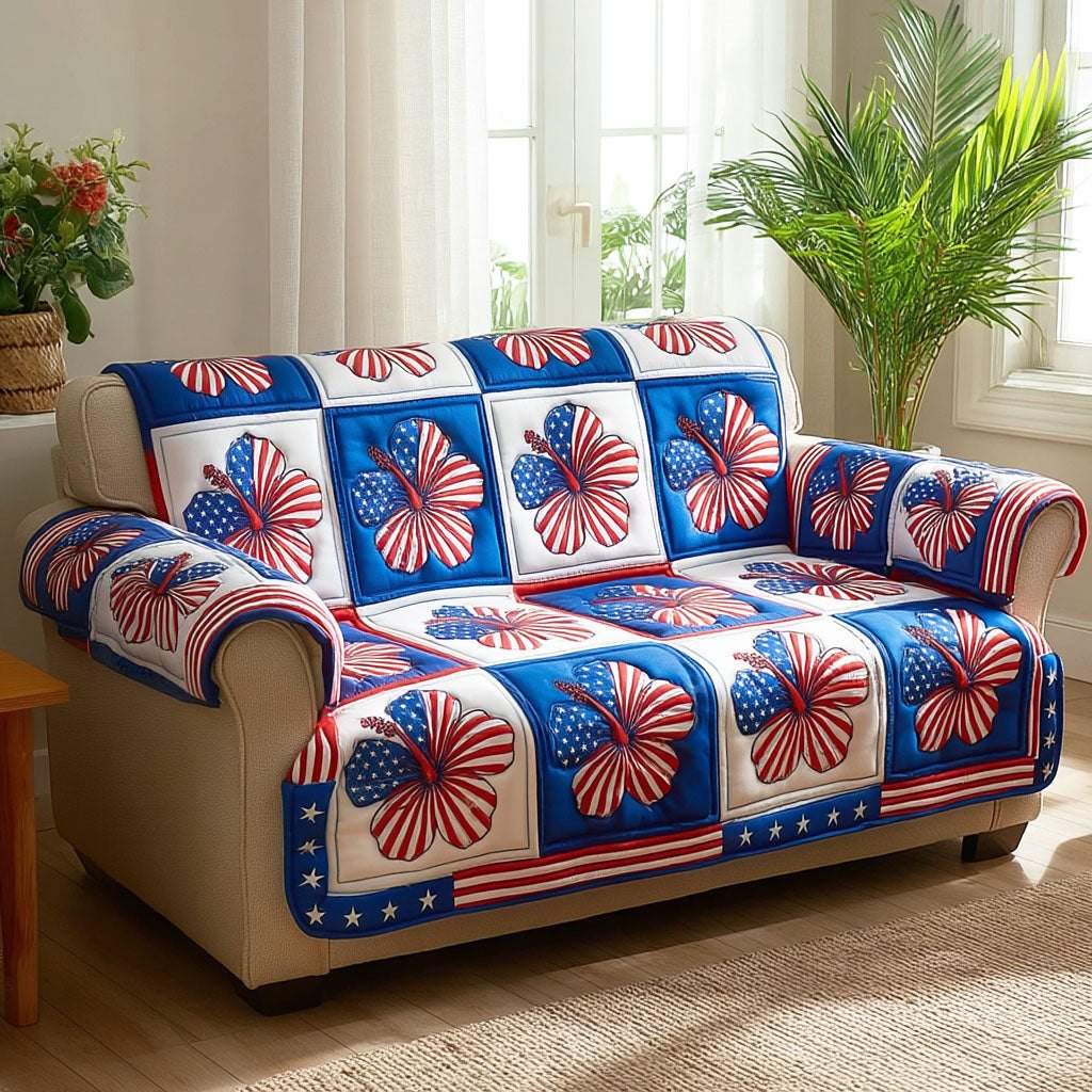 Americana Flower Sofa Cover
