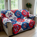 Americana Paw Charm Sofa Cover