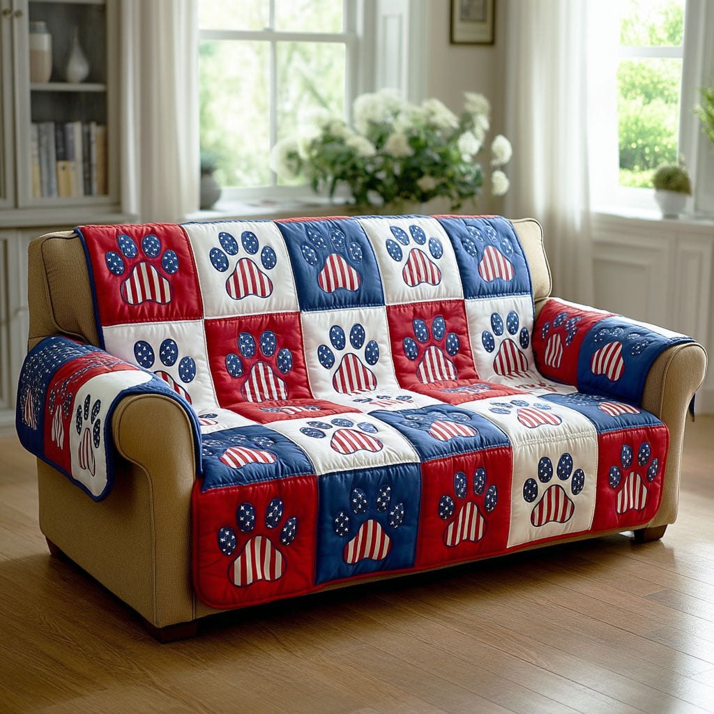 Americana Paw Sofa Cover