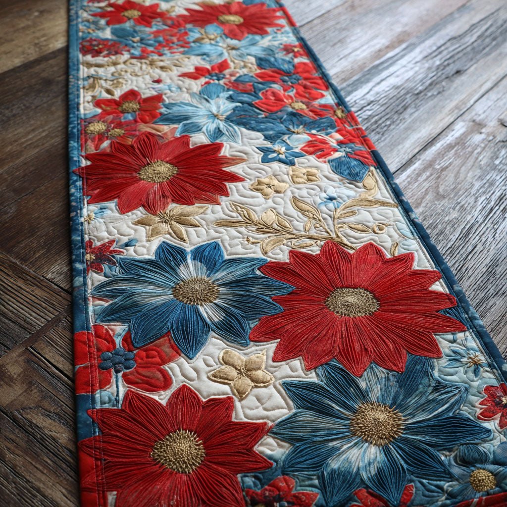 Americana Petal Lane Table Runner