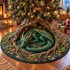 Ancien Tree Sleeping Dragon Christmas Tree Skirt