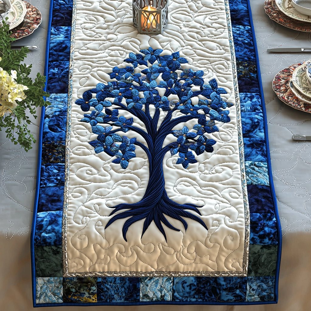 Ancient Bloom Table Runner