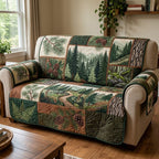 Ancient Pine Forest Sofa Cover