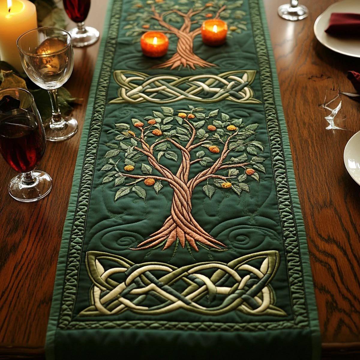 Ancient Tree Table Runner