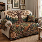 Ancient Woodland Tree Sofa Cover
