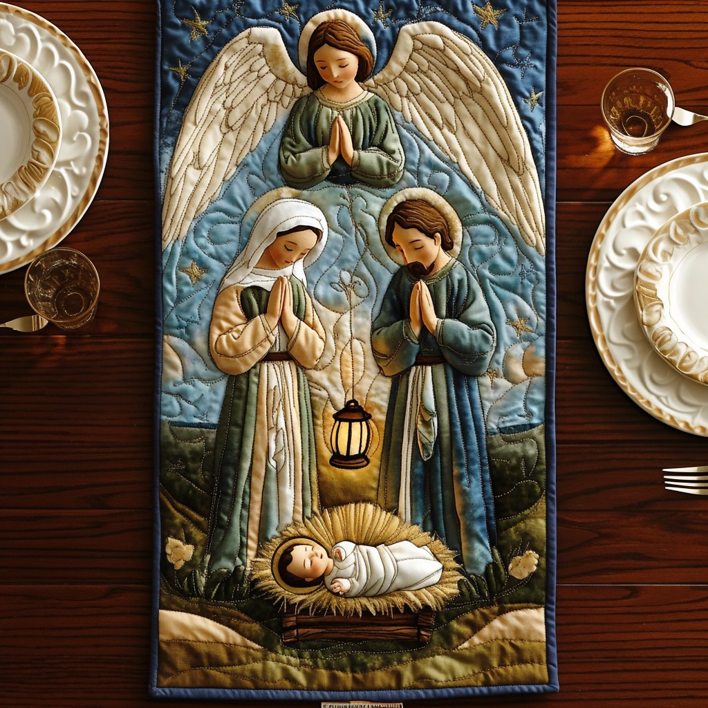 Angel Blessing Table Runner