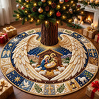 Angel Wings Over Bethlehem Christmas Tree Skirt