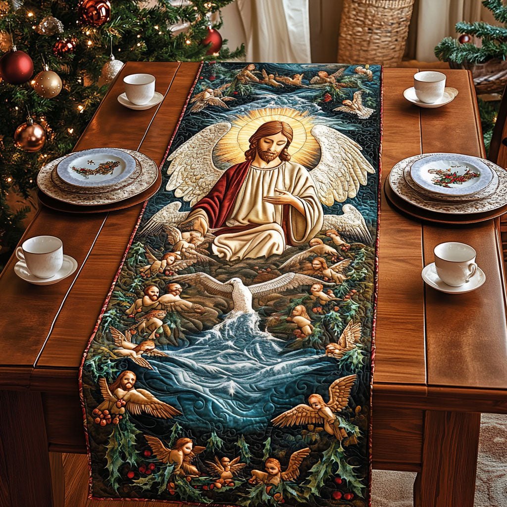Angelic Devotion Table Runner