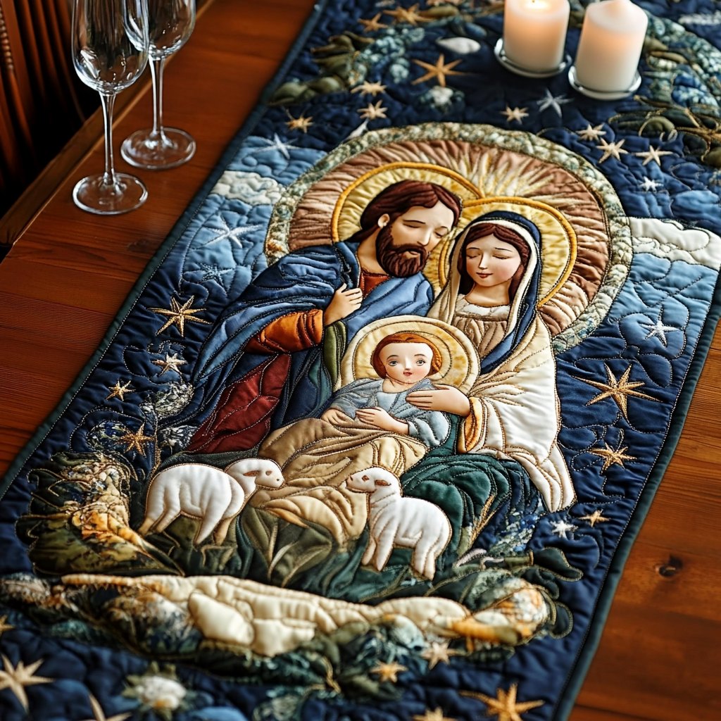 Angelic Glow Table Runner