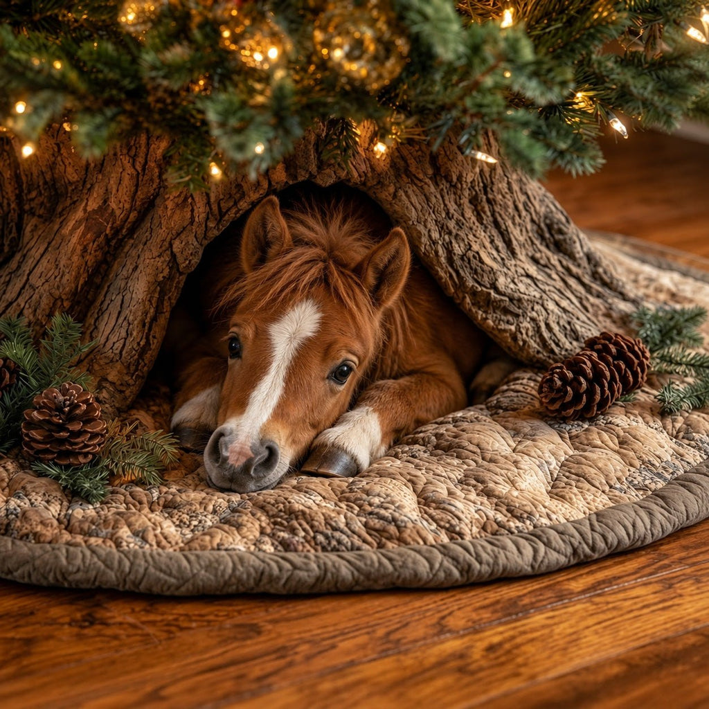 Animal Den Christmas Tree Skirt