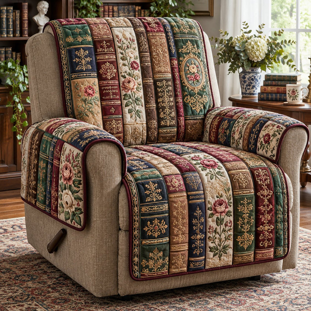 Antique Book Garden Sofa Cover