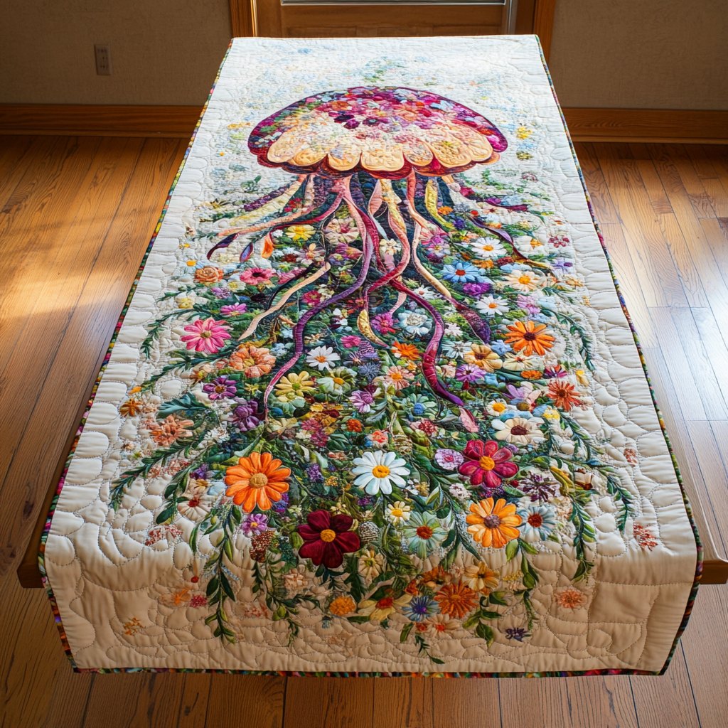 Aqua Dance Table Runner