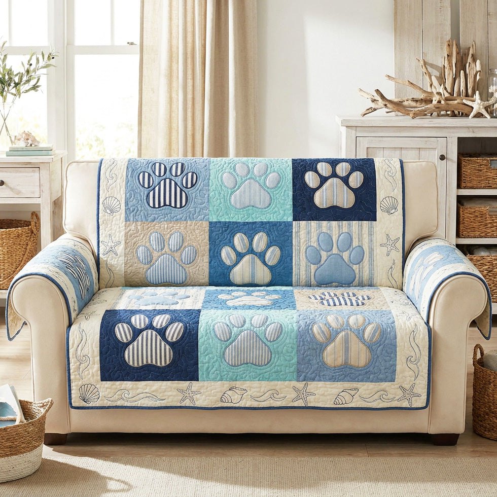 Aqua Harmony Sofa Cover