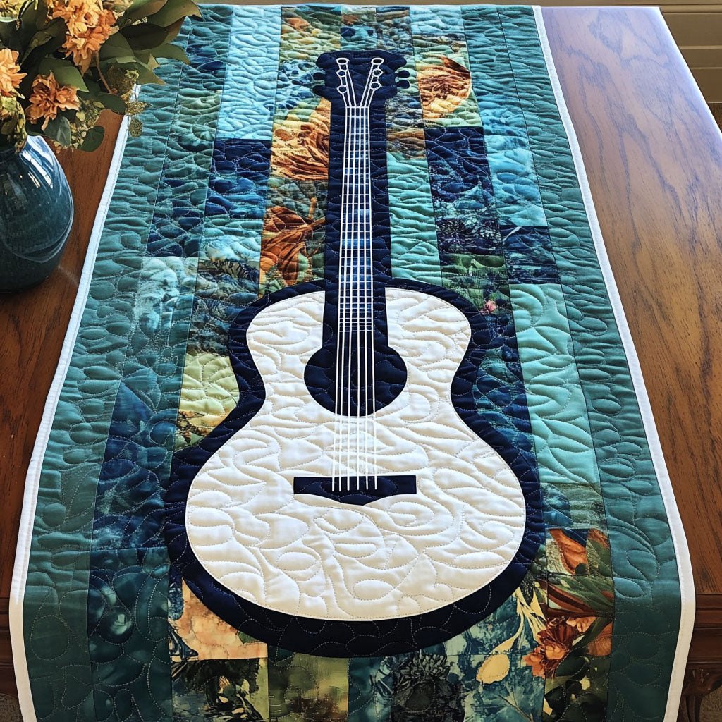Aqua Harmony Table Runner