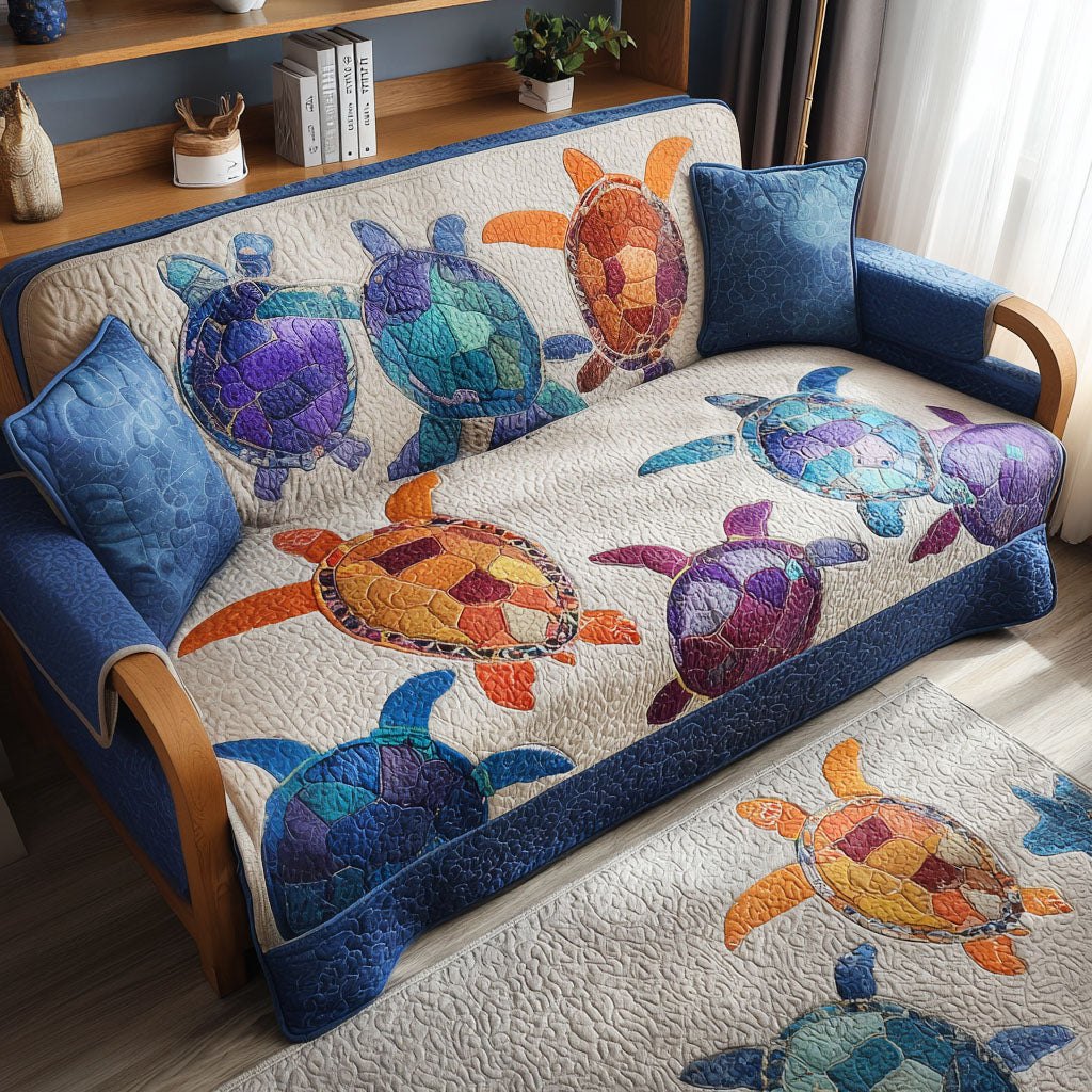Aqua Radiance Sofa Cover
