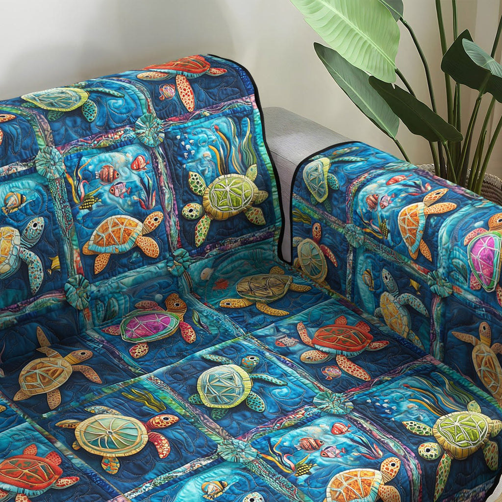 Aquatic Ambiance Sofa Cover
