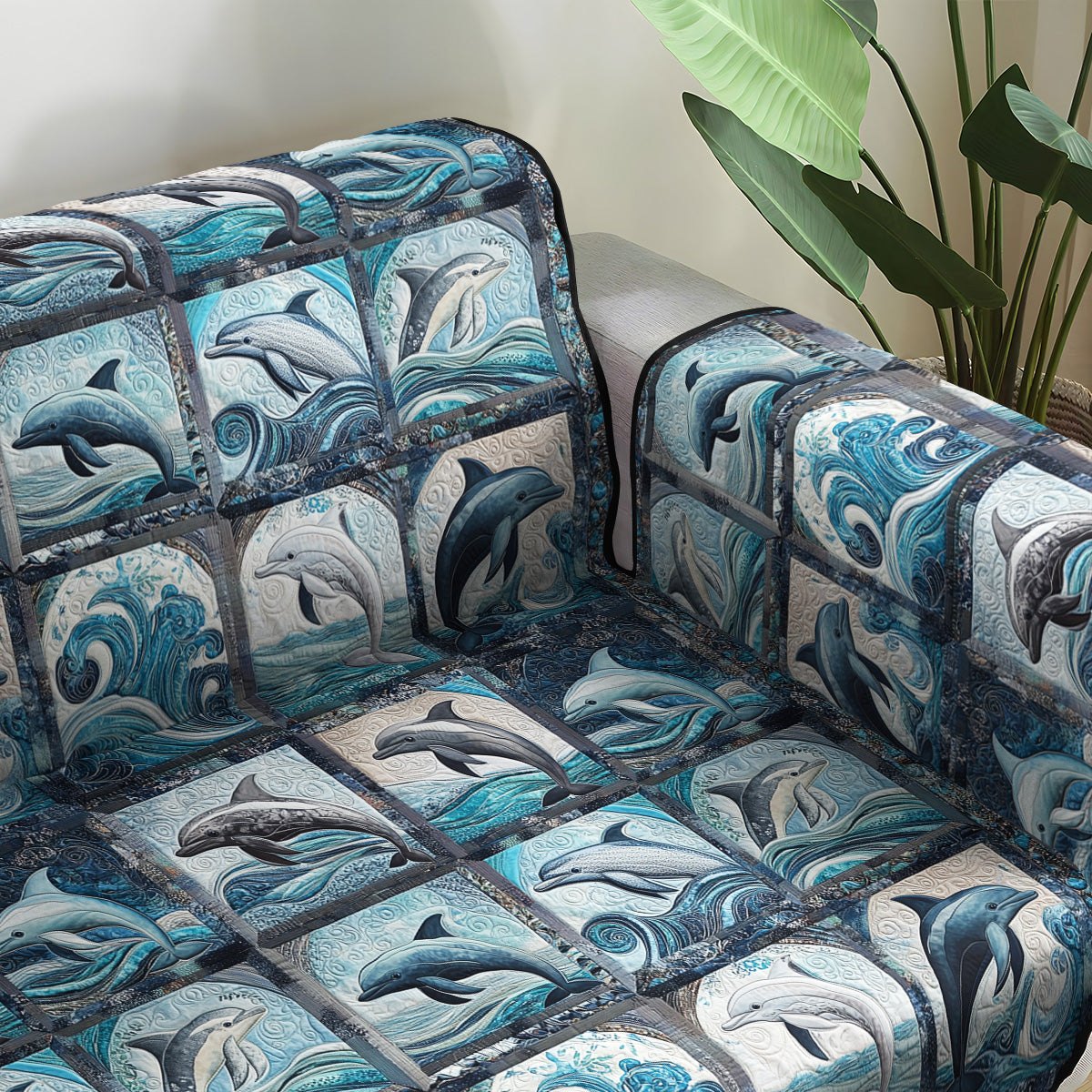 Aquatic Harmony Sofa Cover