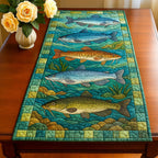 Aquatic Harmony Table Runner