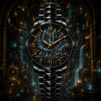 Custom Personalized Arcane Clockwork Citadel Watch — personalized with a custom name