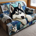 Arctic Husky Sofa Cover
