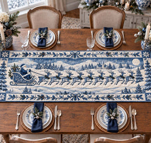 Arctic Sleigh Table Runner - Made to Order