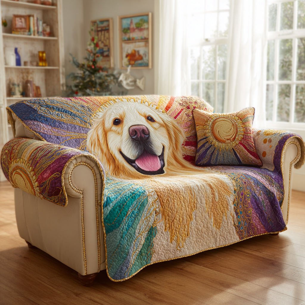 Aura Golden Retriever Sofa Cover