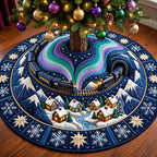 Aurora Train Christmas Tree Skirt