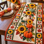 Autum Pumpkin Table Runner