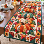 Autum Vibe Pumpkin Table Runner