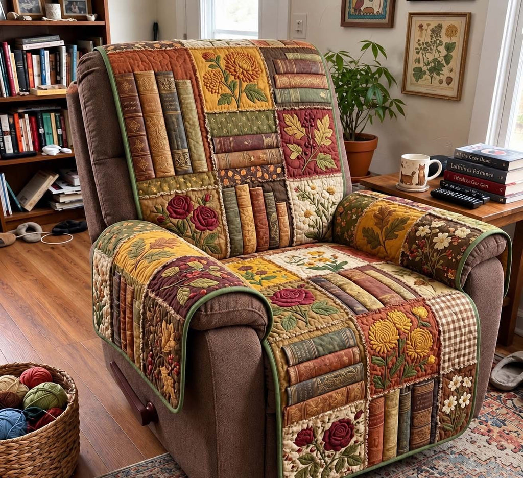 Autumn Bookshelf Garden Sofa Cover