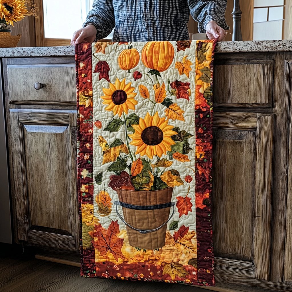 Autumn Colors Shine Table Runner